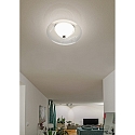 Casablanca Luminaria de techo BLOO IP20, cristalino, mate, blanco opalino regulable