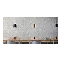 Casablanca Luminaria colgante CLAVIO S de 1 llama, peque�o, regulable E27 IP20, aluminio cepillado, antracita regulable