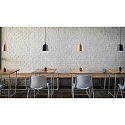 Casablanca Luminaria colgante CLAVIO S de 1 llama, peque�o, regulable E27 IP20, aluminio cepillado, antracita regulable