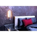 Deko-Light Luminaria de pared PARALA 425 IP20, plata cepillado