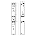 Deko-Light Luminaria de pared LARGA 910 peque�o IP20, satinado, blanco