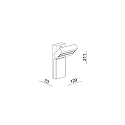 Deko-Light Luminaria de pared CETI 5 IP20, negro, transparente, blanco mate regulable
