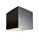 Deko-Light Luminaria de pared CUBE Arriba-Abajo, forma de cubo G9 IP20, negro regulable