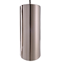 Deko-Light Luminaria colgante BARREL E27 IP20, satinado, plata, blanco