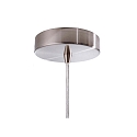 Deko-Light Luminaria colgante BARREL E27 IP20, satinado, plata, blanco