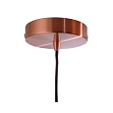 Deko-Light Luminaria colgante BELL E27 IP20, color cobre, blanco
