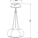 Deko-Light Luminaria colgante CENTAURI III GU10 IP20, cromo, plata regulable