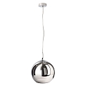 Deko-Light Luminaria colgante FURNEL E27 IP20, cromo, plata regulable