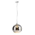 Deko-Light Luminaria colgante FURNEL E27 IP20, cromo, plata regulable
