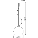 Deko-Light Luminaria colgante FURNEL E27 IP20, cromo, plata regulable