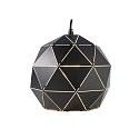 Deko-Light Luminaria colgante ASTEROPE 250 redondo E27 IP20, negro mate regulable