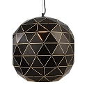 Deko-Light Luminaria colgante ASTEROPE 500 redondo E27 IP20, negro mate regulable