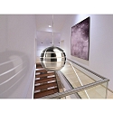 Deko-Light Pendant luminaire ANKAA 280, � 28cm, E27, brushed stainless steel
