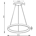 Deko-Light Luminaria colgante MEROPE 80 IP20, marr�n caf�