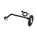 Deko-Light Luminaria de mesa CAN TILT BASE MIX'N MATCH 1/3 con interruptor, sin pantalla, con enchufe GU10 IP20, negro 
