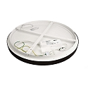 Deko-Light Luminaria de pared y techo MEROPE 60 IP20, negro