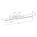 Deko-Light Luminaria de techo MADERA l�mpara de madera IP20, marr�n, negro regulable