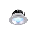 Luminaria empotrable para techos COB94 constante de voltaje, plata cepillado regulable