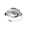 Proyector empotrado DIONE IP44 RGB+3000K giratorio, RGBW, sin fuente de alimentaci�n IP44, cromo regulable