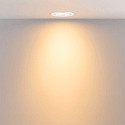 recessed spotlight SURTUR TILT 83 DTW swivelling, Dim-To-Warm IP20/IP44, white dimmable
