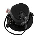 Deko-Light recessed spotlight SURTUR TILT 83 DTW swivelling, Dim-To-Warm IP20/IP44, black dimmable