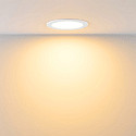 Luz downlight ACRUX PRO 120 r�gido, CCT Switch, UGR < 19, multipower IP20/ IP54, brillante, blanco regulable