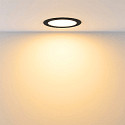 Deko-Light Luz downlight ACRUX PRO 120 r�gido, CCT Switch, UGR < 19, multipower IP20/ IP54, brillante, negro regulable