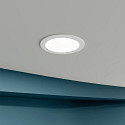 Luz downlight ACRUX PRO 145 r�gido, CCT Switch, UGR < 19, multipower IP20/ IP54, brillante, blanco regulable