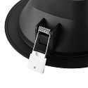 Deko-Light Luz downlight ACRUX PRO 145 r�gido, CCT Switch, UGR < 19, multipower IP20/ IP54, brillante, negro regulable