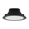 Luz downlight ACRUX PRO 190 r�gido, CCT Switch, UGR < 19, multipower IP20/ IP54, brillante, negro regulable