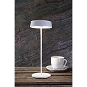 Deko-Light L�mpara de mesa a pilas MIRAM IP54, blanco regulable