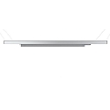 Deko-Light Luminaria trif�sica LINEAR 100 II r�gido, constante de voltaje, con adaptador IP20, mate, lechoso, plata 