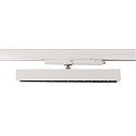 Deko-Light 3-phase spot ALNITAK rotatable, voltage constant, tiltable, with lens optics IP20, clear, transparent, white 