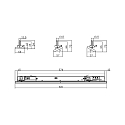 Deko-Light 3-phase luminaire LINEAR PRO TILT swivelling, UGR < 19, switchable, multipower IP20, white 