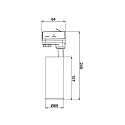3-phase spot LUCEA TILT DTW swivelling, Dim-To-Warm IP20, deep black dimmable