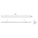Deko-Light Sistema de iluminaci�n de fila continua SANOTRUNK UNIVERSAL on/off IP40, blanco 