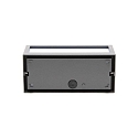 Deko-Light Luminaria de pared para exteriores RILONGO CLOSED Arriba-Abajo, angular, con portal�mpara E27 IP54, gris grafito