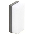 Luminaria de pared para exteriores GRUMIUM angular, CCT Switch IP54, plomo oscuro, satinado, blanco