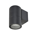 Foco para fachadas ACHERNAR DOWN de 1 llama, cil�ndrico, con portal�mpara GU10 IP65, antracita