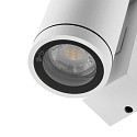 Deko-Light Foco para fachadas SHORELINE PRO GU10 ROUND de 1 llama, cil�ndrico, con portal�mpara GU10 IP65, blanco