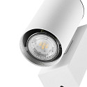 Deko-Light Foco para fachadas SHORELINE PRO GU10 ROUND de 1 llama, cil�ndrico, con portal�mpara GU10 IP65, blanco