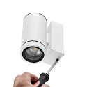 Deko-Light Foco para fachadas SHORELINE PRO GU10 ROUND de 1 llama, cil�ndrico, con portal�mpara GU10 IP65, blanco