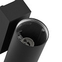 Deko-Light Foco para fachadas SHORELINE PRO GU10 ROUND UP&DOWN de 2 llamas, cil�ndrico, con portal�mpara GU10 IP65, plomo oscuro