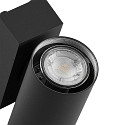 Deko-Light Foco para fachadas SHORELINE PRO GU10 ROUND UP&DOWN de 2 llamas, cil�ndrico, con portal�mpara GU10 IP65, plomo oscuro