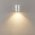 Deko-Light Foco para fachadas ACHERNAR DOWN de 1 llama, cil�ndrico, con portal�mpara GU10 IP65, blanco