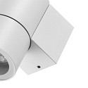 Deko-Light Foco para fachadas ACHERNAR DOWN de 1 llama, cil�ndrico, con portal�mpara GU10 IP65, blanco