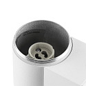 Deko-Light Foco para fachadas ACHERNAR DOWN de 1 llama, cil�ndrico, con portal�mpara GU10 IP65, blanco