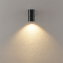 Deko-Light Foco para fachadas ACHERNAR DOWN de 1 llama, cil�ndrico, con portal�mpara GU10 IP65, plomo oscuro