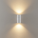 Deko-Light Foco para fachadas ACHERNAR UP & DOWN de 2 llamas, cil�ndrico, con portal�mpara GU10 IP65, blanco