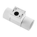 Deko-Light Foco para fachadas ACHERNAR UP & DOWN de 2 llamas, cil�ndrico, con portal�mpara GU10 IP65, blanco